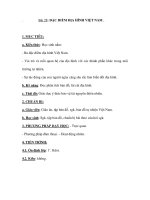 ĐẶC ĐIỂM ĐỊA HÌNH VIỆT NAM ppt