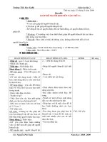 GIÁO ÁN TUẦN 28 : LỚP 2