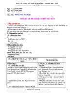 BỘ GIÁO ÁN CHUẨN TỰ LÀM