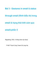Bài 3 - Gestures in email & status through email -phần 2 pot