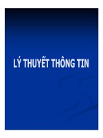 Báo cáo: LÝ THUYẾT THÔNG TIN ppsx