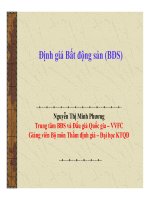 Định giá Bất động sản part 1 doc
