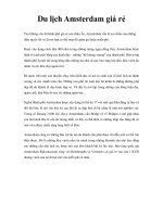 Du lịch Amsterdam giá rẻ pps