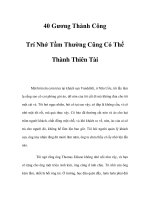 Trí Nhớ Tầm Thường Cũng Có Thể Thành Thiên Tài doc