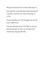 Mang giao diện ''''quả táo'''' vào Yahoo! Messenger 10 pot