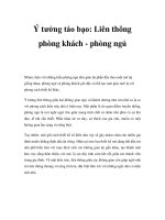 Ý tưởng táo bạo: Liên thông phòng khách - phòng ngủ pot