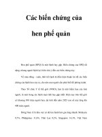 Các biến chứng của hen phế quản docx