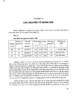 Hóa học vô cơ - Tập 3 - Chương 6 pdf