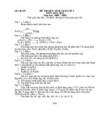 ĐỀ ĐÁP ÁN THI HỌC SINH GIỎI LỚP 9