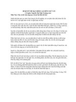 BÍ QUYẾT ĐỂ LÀM TỐT BÀI THI MÔN VĂN