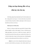 Giúp con bạn đương đầu với sự chia tay của cha mẹ ppt