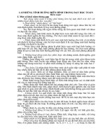 cac khai niem day hoc toan