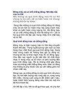 Đông máu và cơ chế chống đông pot