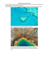 Trái đất kỳ thú nhìn từ trên cao