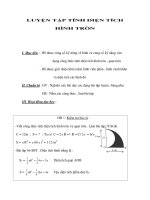 LUYỆN TẬP TÍNH DIỆN TÍCH HÌNH TRÒN pot