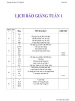 giáo án 4 tuần 1