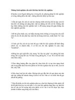 Những kinh nghiệm cần nhớ khi làm bài thi trắc nghiệm. pptx