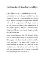 Mười vạn câu hỏi vì sao Hóa học, phần 2. pps