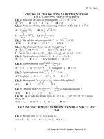 Đề trắc nghiệm Toán DS10 chương 4