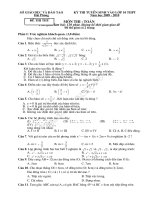 Đề thi vào 10 năm 2010 - 2011