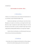 Một số thí nghiệm với các chất khác – Phần 3 doc