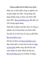 Công cụ phân tích từ khóa trực tuyến doc