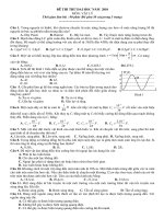 ĐỀ LUYỆN THI ĐH - LÝ 2010