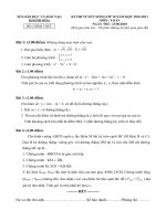 ĐỀ & BÀI GIẢI TS 10 KHANH HOA 2010