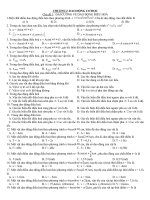 bài tập trắc nghiệm chương 1