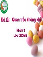 Báo cáo: quan trắc không khí doc
