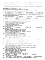 de thi hk2 mon sinh 11 le thanh tong ayunpa