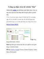 3 công cụ chặn virus từ website “đen” docx