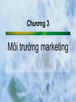 chương 3. Môi trường marketing ppt