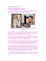 Công nghệ sinh học ( phần 1 ) Có hơn 4.000 chất khác nhau trong máu potx