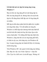 Gỡ khó khi mở các tập tin tương ứng trong Windows 7 pot