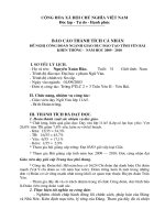 Báo cáo thành tích công đoàn