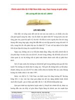 Đề tài: Chính sách tiền tệ ở Việt Nam hiện nay, thực trạng và giải pháp pot