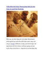 Chấm điểm chào hàng: Phương pháp đánh giá chào hàng cho người làm Marketing doc