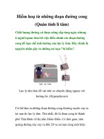 Hiểm hoạ từ những đoạn đường cong (Quán tính li tâm) pdf