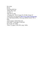 Yêu cầu trình bày bài viết