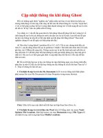 Cập nhật thông tin khi dùng Ghost docx
