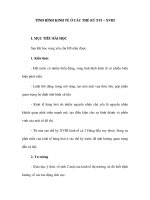 TÌNH HÌNH KINH TẾ Ở CÁC THẾ KỶ XVI – XVIII doc