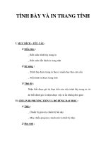 TÌNH BÀY VÀ IN TRANG TÍNH pdf