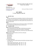 Quy định lập Báo cáo