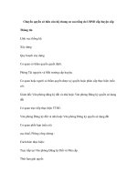 Chuyển quyền sở hữu căn hộ chung cư cao tầng do UBND cấp huyện cấp Thông tin docx