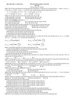 Đề thi thử ĐH- CĐ môn Lý 2010