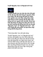 huyết Nguyệt y học và Nguyệt sinh học ppt