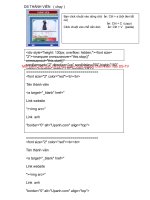 DS THANH VIEN  chay len