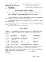 HS công nhận trường X-S-Đ mức độ cao