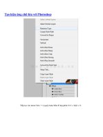 Tạo hiệu ứng chữ lửa với Photoshop (phần 2) pot